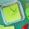 IRIS USA 8 Pack 6" x 6" Scrapbook Paper Storage Boxes Case, Clear